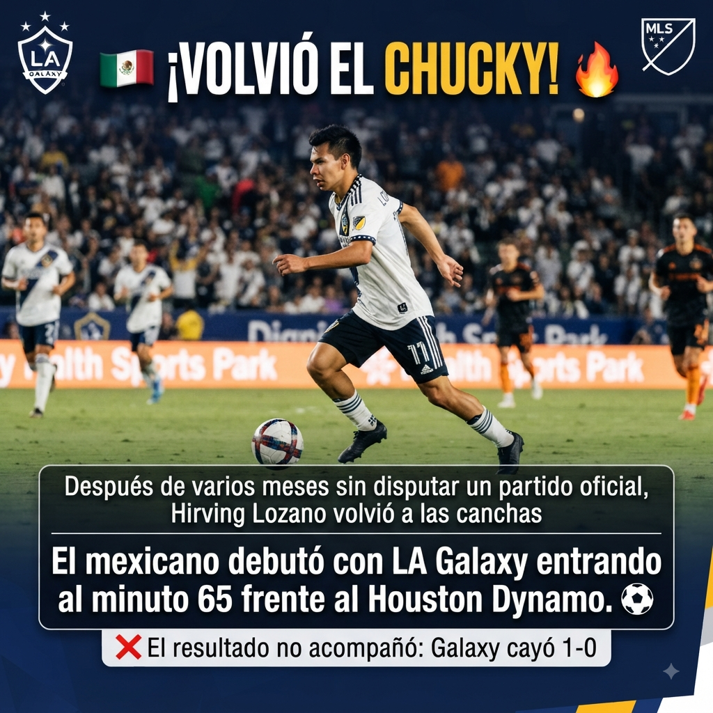 Chucky Lozano con LA Galaxy